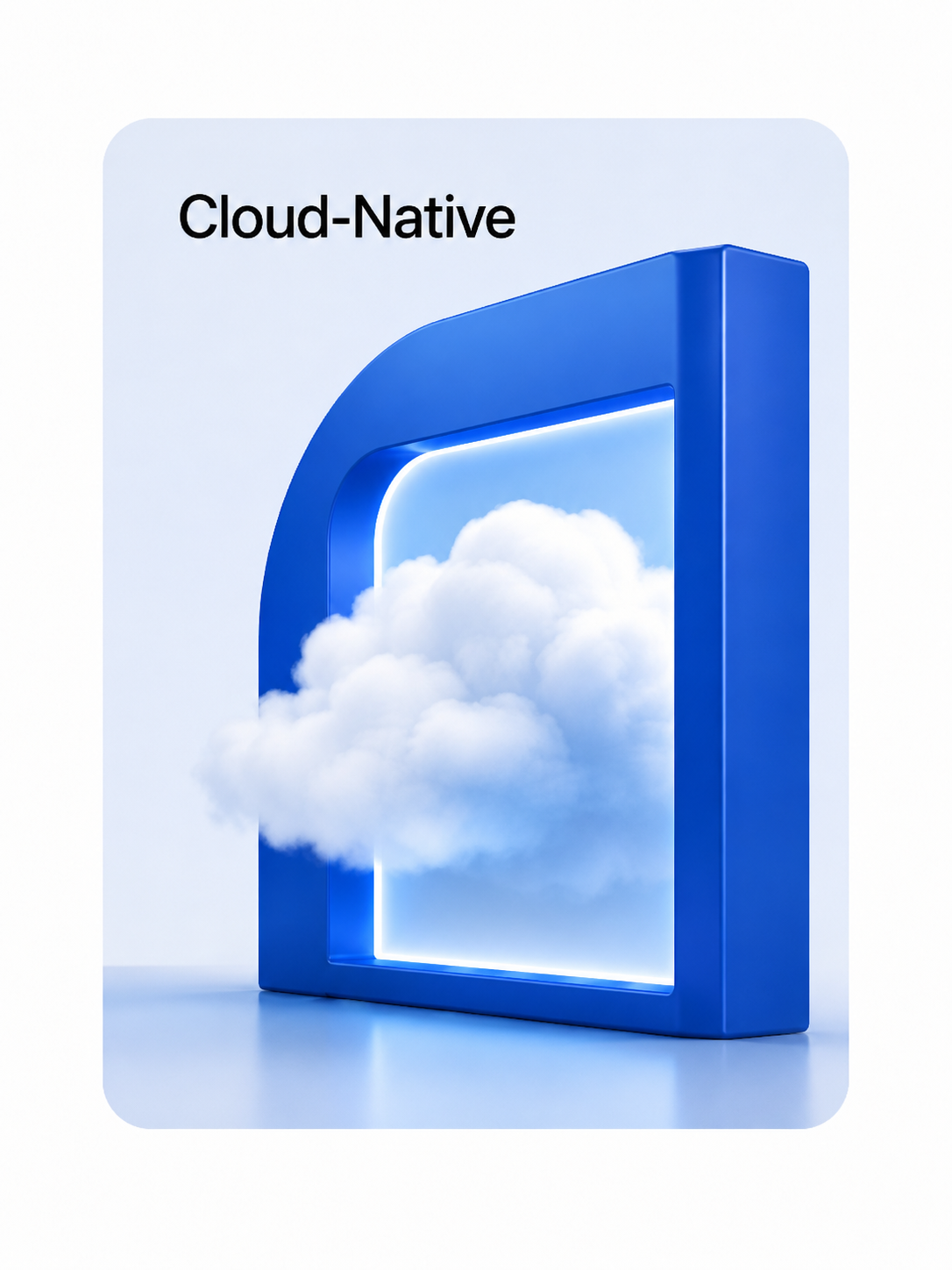 Cloud-native architecture illustration